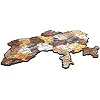 Фигурный деревянный пазл "Карта Украины" А3 PuzA3-012101 PuzzleOK (Дер4818)
