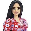 Кукла Barbie Модница в розовом платье в цветочек 29 см (HBV11)
