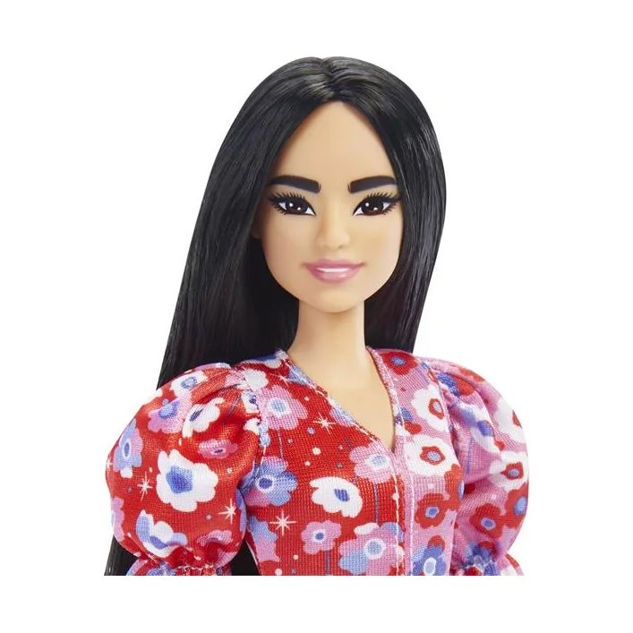 Кукла Barbie Модница в розовом платье в цветочек 29 см (HBV11)