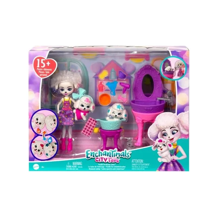 Игровой набор Enchantimals Салон красоты белого пуделя (HHC20)