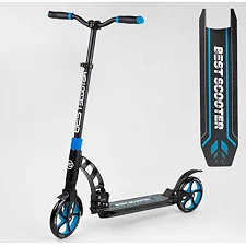 Самокат двухколесный "Best Scooter" 44073 (2) колеса PU, d переднего колеса 200мм, d заднего колеса 200мм, 2 амортизатора, в коробке