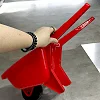 Тачка для песка детская, 54 см (красный)