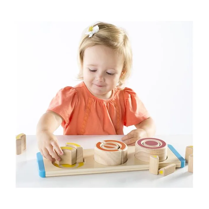 Деревянный пазл-сортер Guidecraft Manipulatives Сегменты круга (G6746)