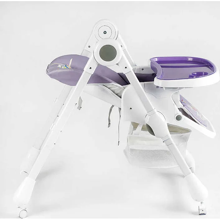 Стільчик для годування Joy K-60290 (1) мягкий чохол ПВХ, 4 колеса, з’ємний столик, корзинка, в коробці