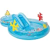 Игровой центр INTEX Под водой с горкой, фонтаном 56143 р.310*193*71см (Рез5644)