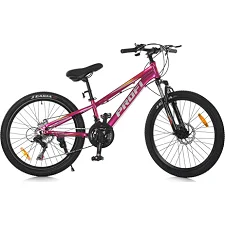 Велосипед MTB2601-3, 26 дюймов, алюминиевая рама 13 Shimano 21SP фуксия