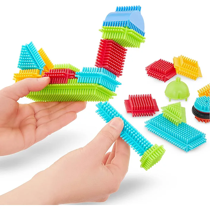 Конструктор серії Bristle Blocks - БУДІВЕЛЬНИК (56 деталей, у коробці)