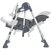 Стільчик-гойдалка для годування SWAN ME 1087-G Dark Gray