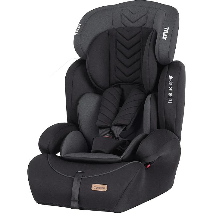Дитяче автокрісло TILLY Consul (T-531/3 Dark Grey) група 1/2/3 /2/