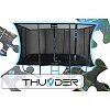 Батут THUNDER OUTSIDE PHENOM с наружной сеткой 8 х 12 футов черно-голубой