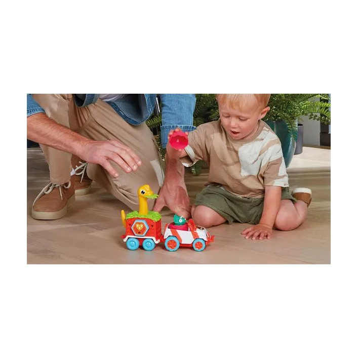 Машинка Toomies Jurassic World динотрейлер (E73253)
