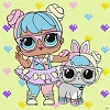 Набір для розпису по номерах для дітей "L.O.L. Surprise! TroopSurprise BonBon With HopHop" 40х40 см IDEYKA (Нас8584)