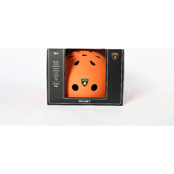 Шлем защитный детский LAMBORGHINI оранжевый, р.M (15054)