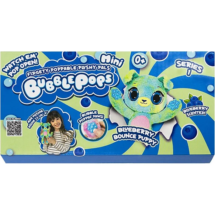 Мягкая игрушка с ароматом "Bubble Pops мини. Черничный щенок" (20 см)