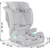 Автокрісло Nukido Louis ISOFIX 15-36 кг, сіре