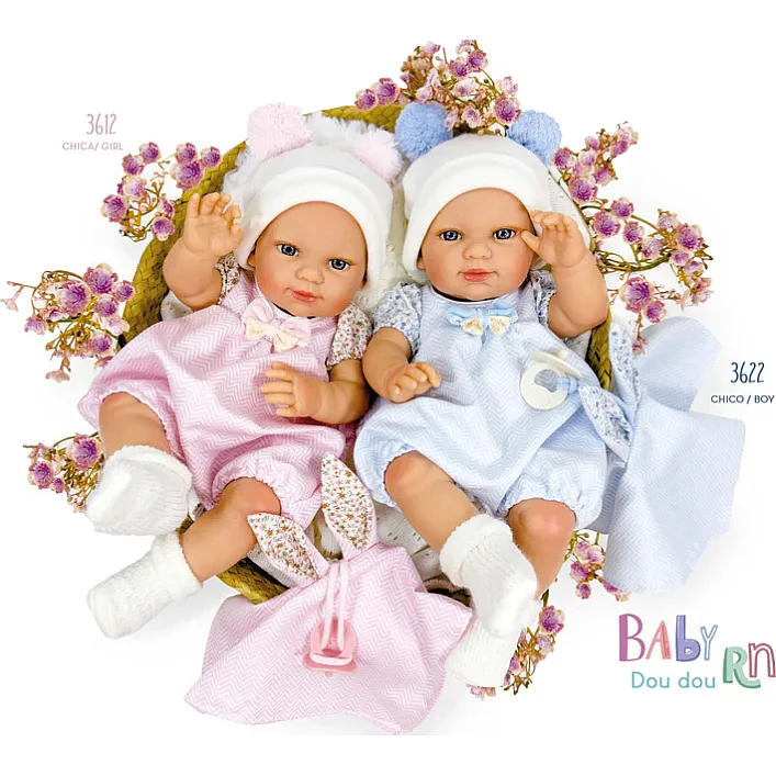 Кукла Reborn, серия DOUDOU, мальчик, в коробке, 37см, Nines d`Onil (36225)