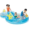 Игровой центр INTEX Под водой с горкой, фонтаном 56143 р.310*193*71см (Рез5644)