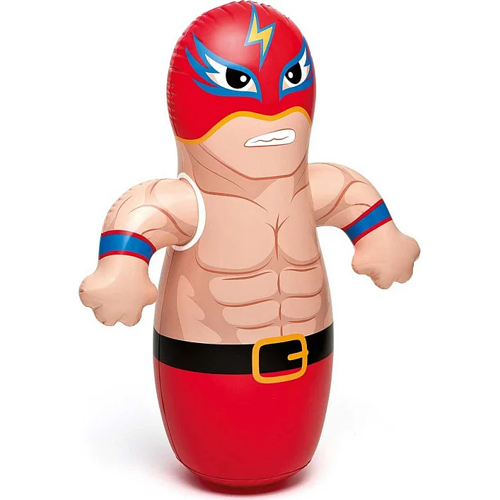 Іграшка-неваляшка надувна "Рестлер" Intex 44672-wrestler, 91 х 72 см - різнокольорова