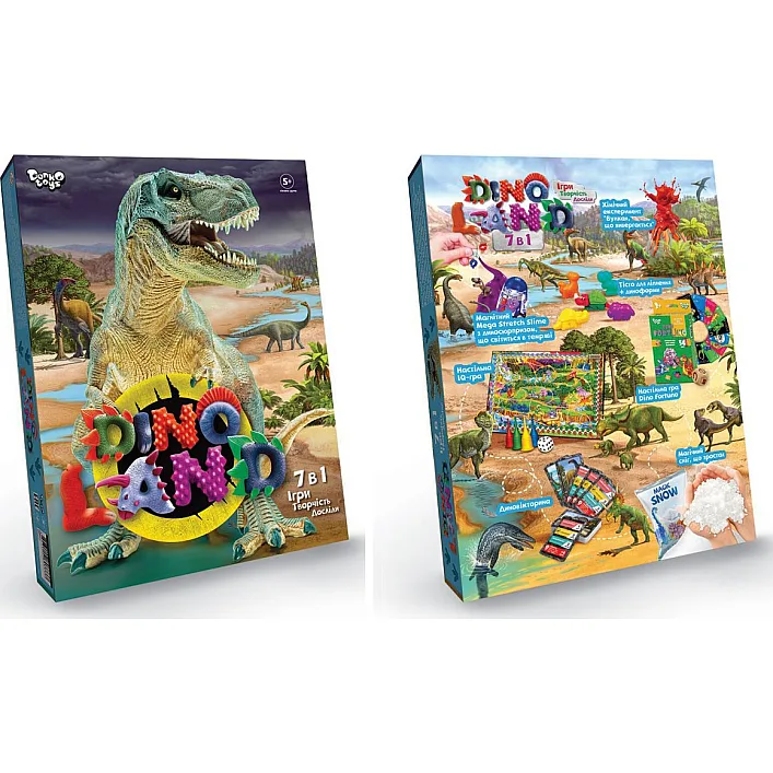 Креативное творчество "Dino Land 7 в 1" DL-01-01U DANKO (Нас9302)