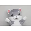 Игрушка-обнимашка "Серый котик", 70 см