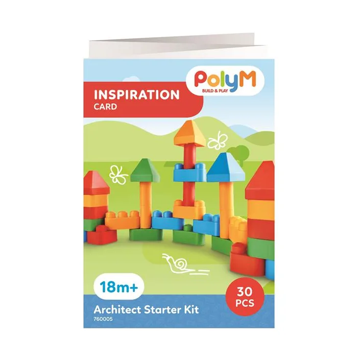 Конструктор PolyM Архитектор 30 деталей (760005)