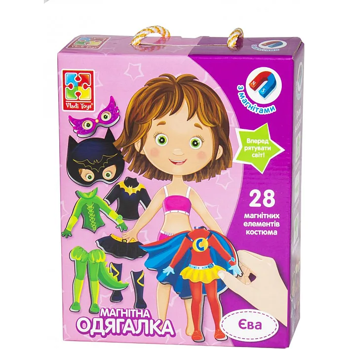 Магнитная одевалка "Ева" VT3702-08 VladiToys (Нас5596)