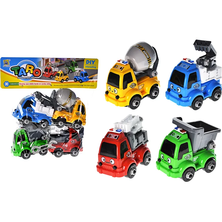 Набір машин конструкторів 666-35 в кульку 4 шт. р.32х9х29 см YG Toys