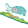 Деревянный пазл-алфавит Hape Парад зверей 26 эл. (E1627)