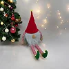 Мягкая игрушка Гном праздничный, новогодний, 67 см