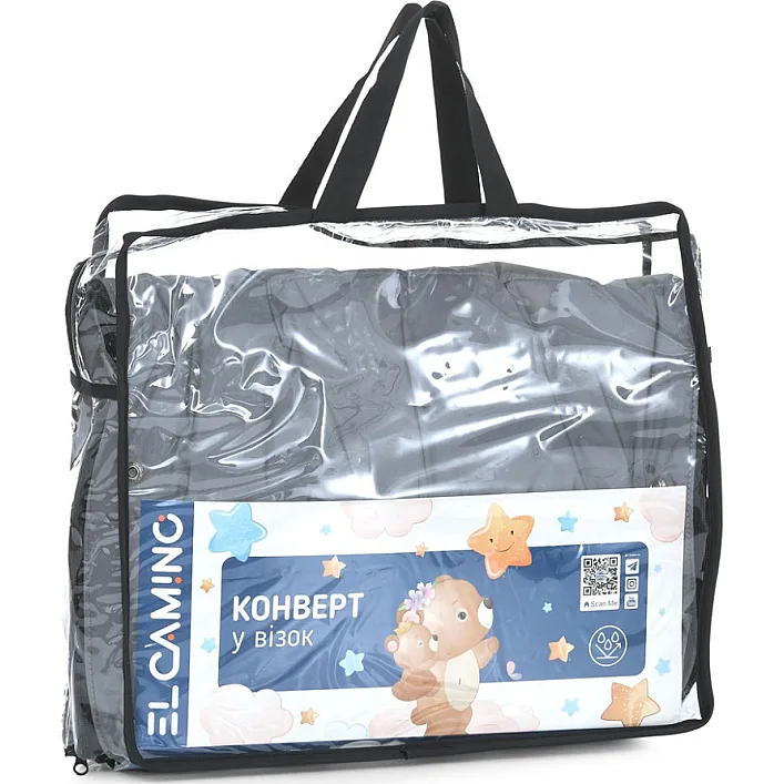 Конверт у коляску ME 1131 Footmuff Plus Reflective 100 х 53 см, застібки-блискавки
