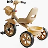 Велосипед 3-х колесный BS-60530 "Best Trike" (1) колеса EVA переднее 10', заднее 8', стальная рама, УКР. ВЗУЧИВАНИЕ, корзина, в коробке