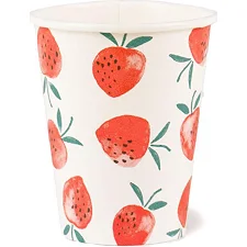 Одноразові склянки Talking Tables Strawberry Fields