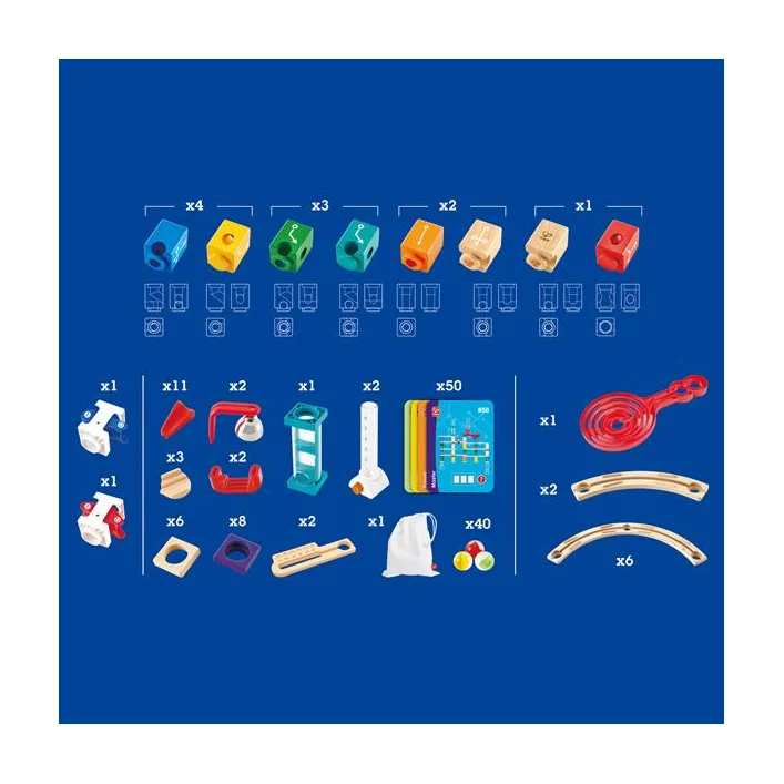 Конструктор-лабиринт Hape Quadrilla Программирование 159 эл. (E6029)