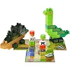 Конструктор "Block&Steps: Земля динозавров" + ходилка и мемори игра 3в1, 41дет. QB300-101 qbee (Кон7631)