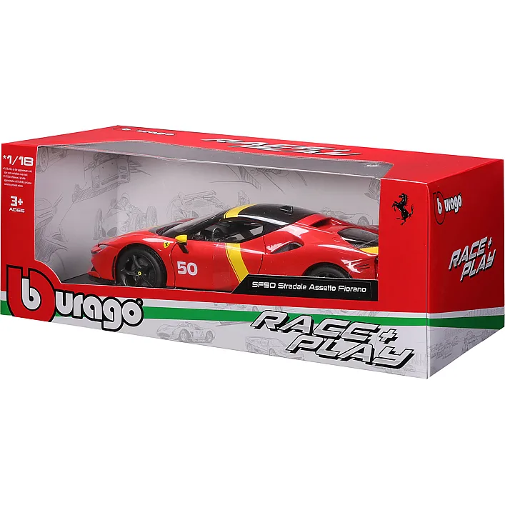 Автомодель серії "R&P" - FERRARI SF90 STRADALE ASSETTO FIORANO (1:18)