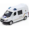 Автомодель - MERCEDES-BENZ SPRINTER ПОЛИЦИЯ 250294 в коробке TechnoDrive (Маш4113)