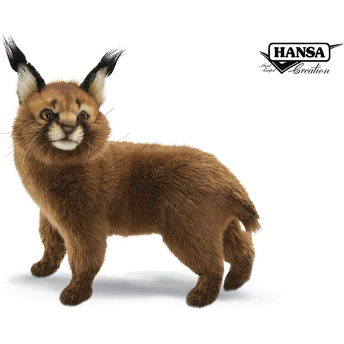 Мягкая игрушка Кот Каракал, стоящая высота 30 см, Hansa (70492)
