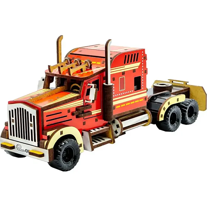 Деревянный 3D конструктор "Wood Truck" Puz-00952 PuzzleOk (Дер6369)