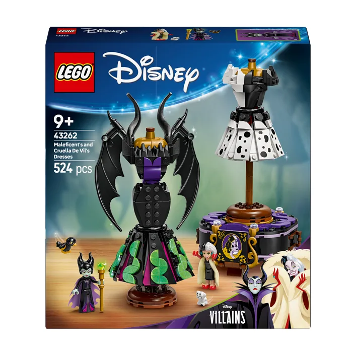 Конструктор LEGO Disney Villains Платья Малефисенты и Лютеллы де Виль 524 детали (43262)