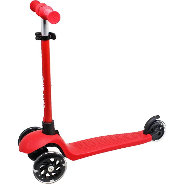 Самокат трехколесный "Carrello" (красный)