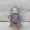 Мягкая игрушка Кот сидячий (26 см) серый