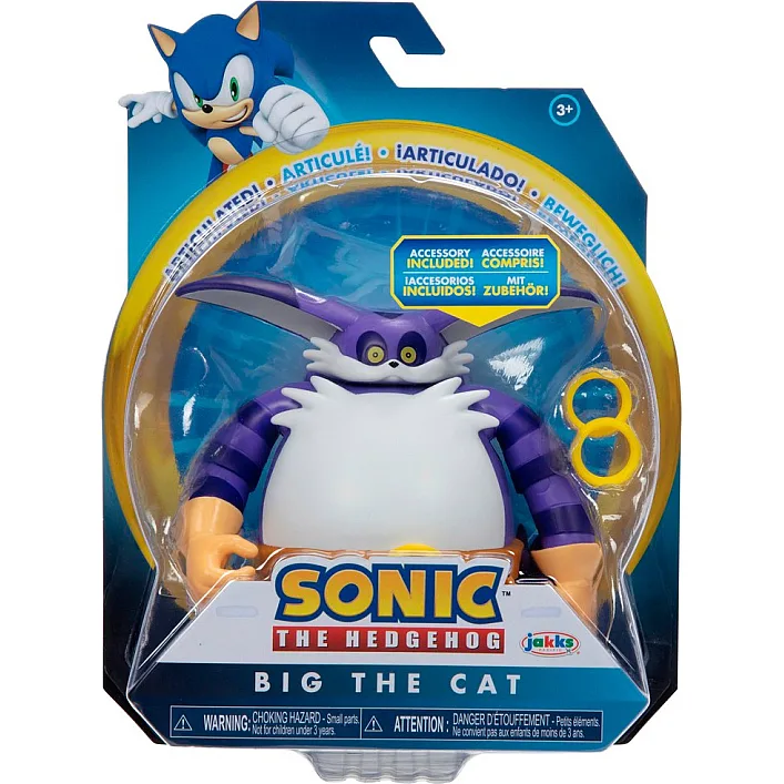Игровая фигурка с артикуляцией SONIC THE HEDGEHOG - Модерн Кот Биг 10 cm