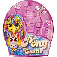 Креативное творчество "Pony Castle" BPS-01-01U с мягкой игрушкой Розовый