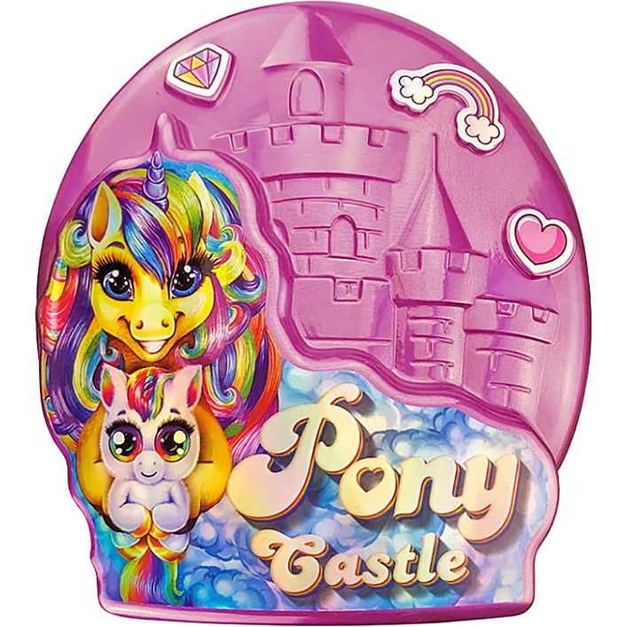 Креативна творчість "Pony Castle" BPS-01-01U з м'якою іграшкою Рожевий