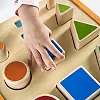 Деревянный сортер Guidecraft Manipulatives Фигуры и размеры (G6737)