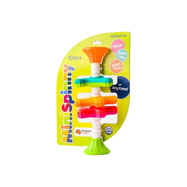 Пирамидка-спиннер Fat Brain Toys MiniSpinny тактильная (FA134-1)