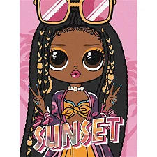 Набор для росписи по номерам для детей "L.O.L. Surprise! O.M.G. Sunset" 30х40 см. KHO6276 (Нас5280)