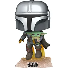 Игровая фигурка Funko Pop! ­ Мандалорец, летящий с малышом