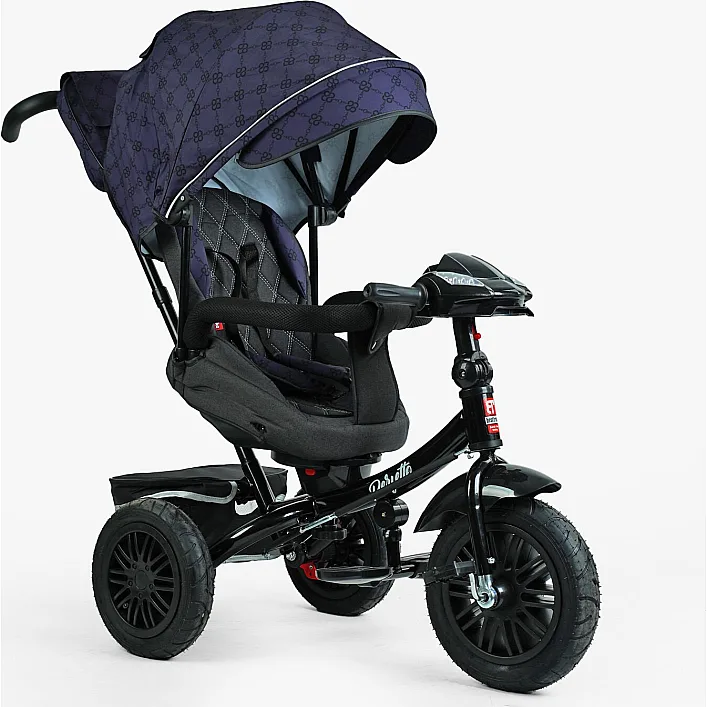 Велосипед 3-х кол. 8066 / 511-36 BestTrike "Perfetto" (1) поворотне сидіння, колеса гумові надувні, кошик, фара музична, U