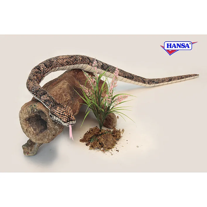 Мягкая игрушка Питон коричневый, длина 158 см, Hansa (63784)